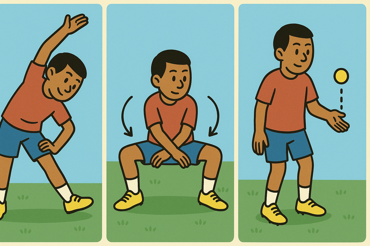 La rutina de calentamiento de Eduardo Tovilla Lara